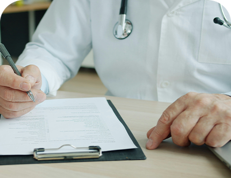 The attending physician certifies the cause of death